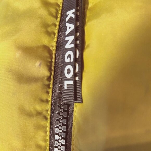 H&M  SZ XS Kangol Olive Short Puffer Jacket Street Rain Ski Snow Hooded - Picture 10 of 14